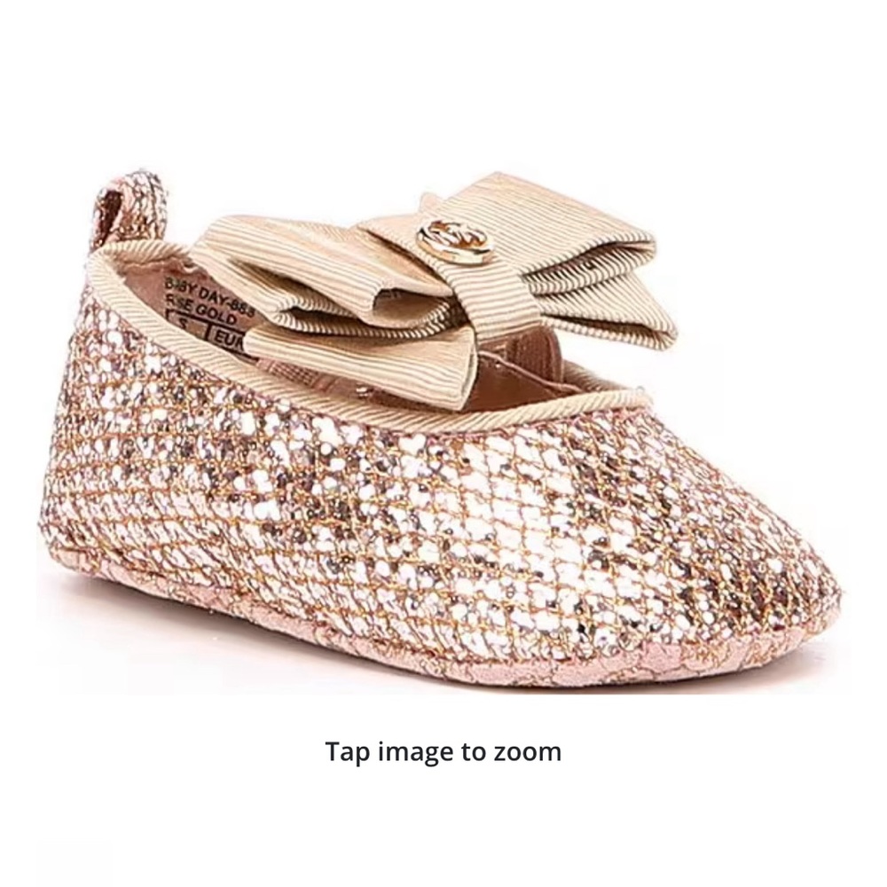 MICHAEL Michael Kors Girls' Baby Day Ballerina Crib Shoes (Infant)